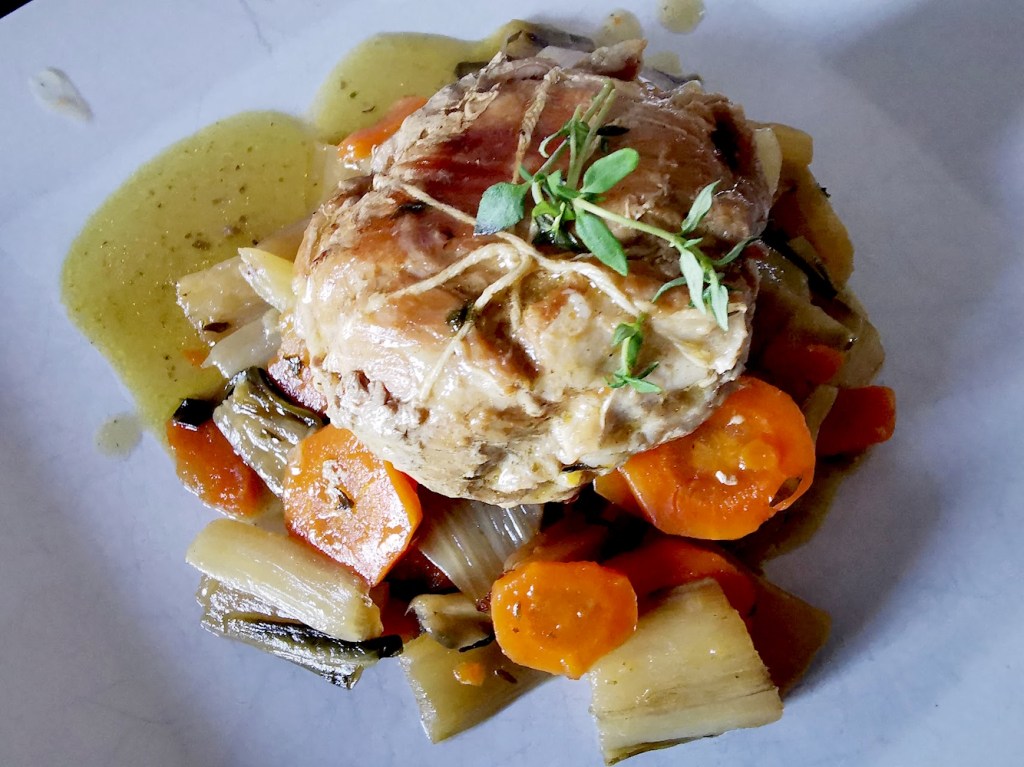 Petites paupiettes de veau cardes de blettes et carottes