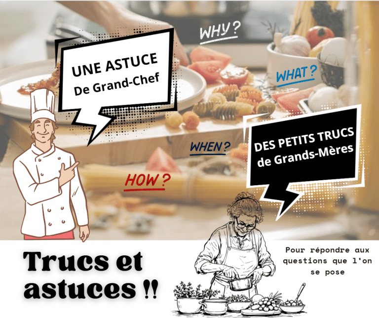 Trucs et Astuces N° 5 : Comment épaissir une sauce sans roux ou en ...